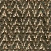 Beige woven textile texture with a dense, mottled pattern of natural fibers displaying a rough, matte finish and vertical-horizontal strands.